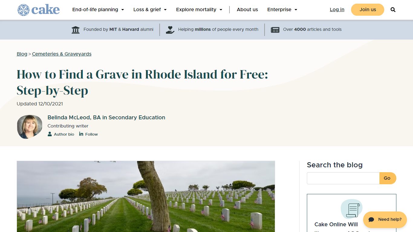 How to Find a Grave in Rhode Island for Free: Step-by-Step ...